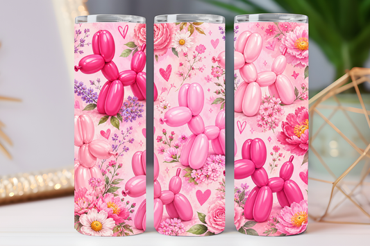 Bubbly Balloon Dog 20 oz tumbler