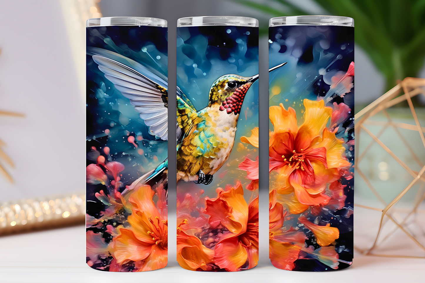 Humming bird 20 oz tumbler