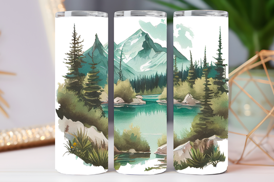 Mountain 20 oz tumbler
