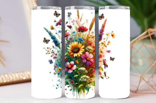 spring bouquet 20 oz tumbler