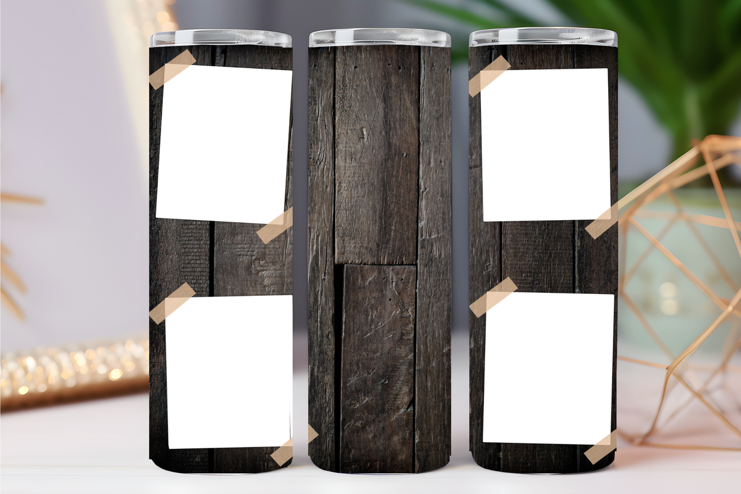 Wood custom 20 oz tumbler