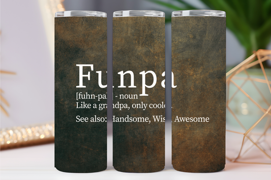 Funpa 20 oz tumbler