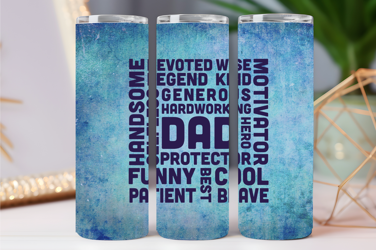 Positive affirmations Dad 20 oz tumbler