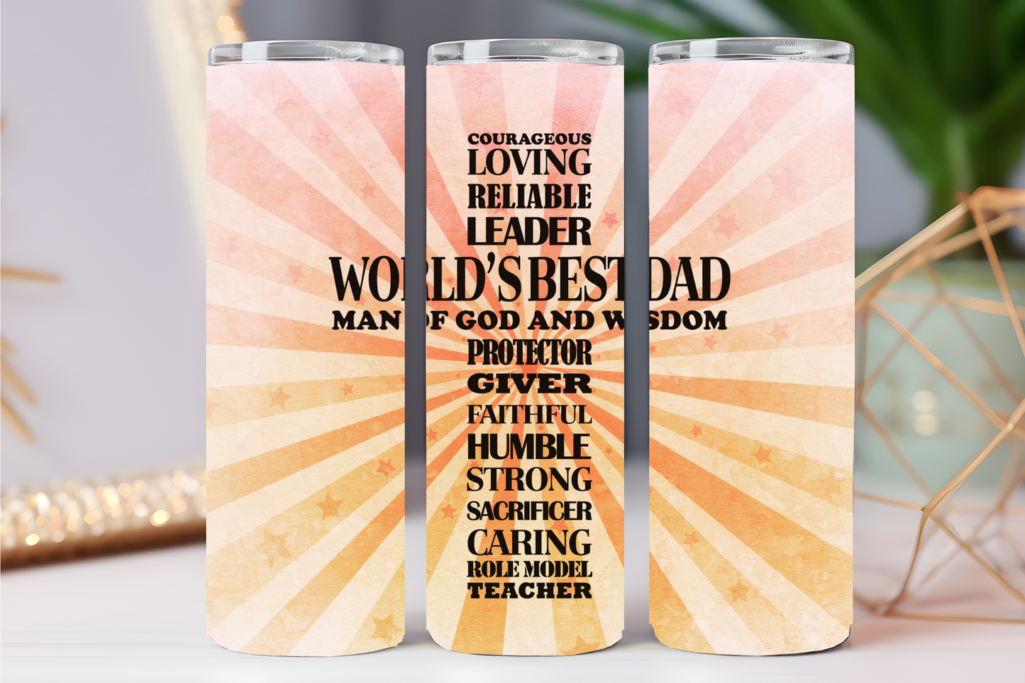 Worlds Best Dad 20 oz tumbler