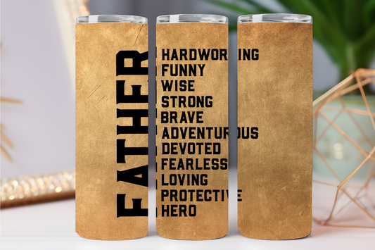 Father 20 oz tumbler