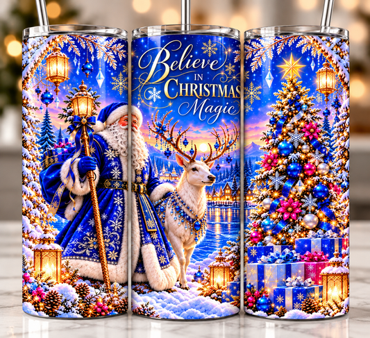 Believe In Christmas Magic Tumbler