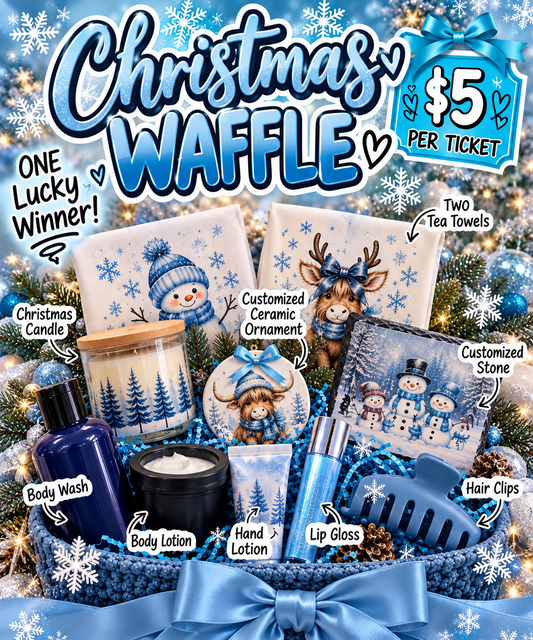 🎄💙 CHRISTMAS WAFFLE TIME! 💙🎄