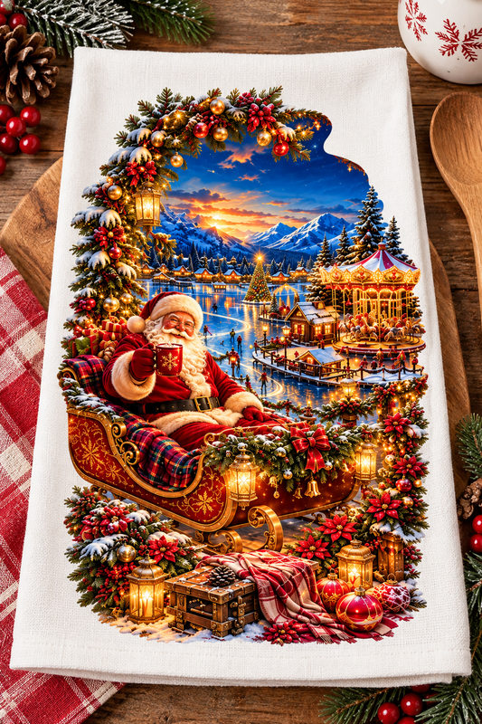 Christmas Night Hand Towel