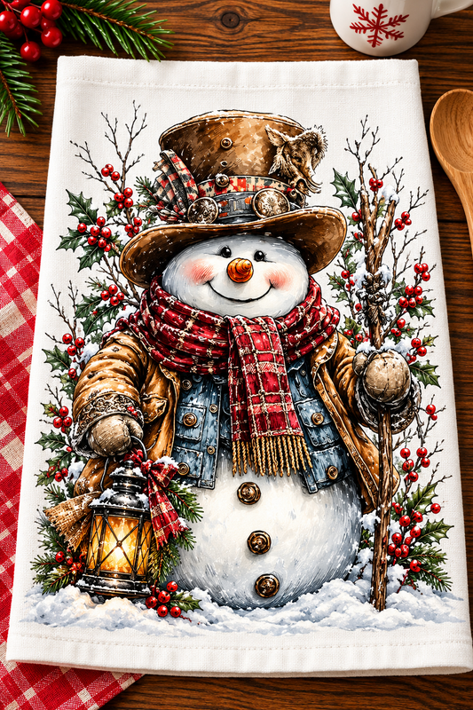 Snowman Hand Towel