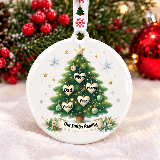 Family Tree Custom Ornament