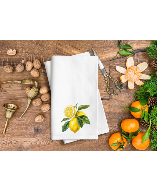 Lemon hand towel