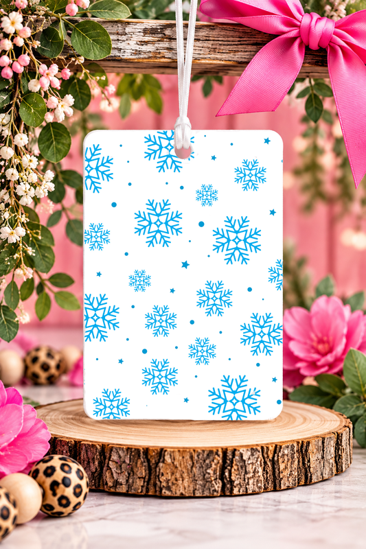 Snow Flake Sublimated Freshie