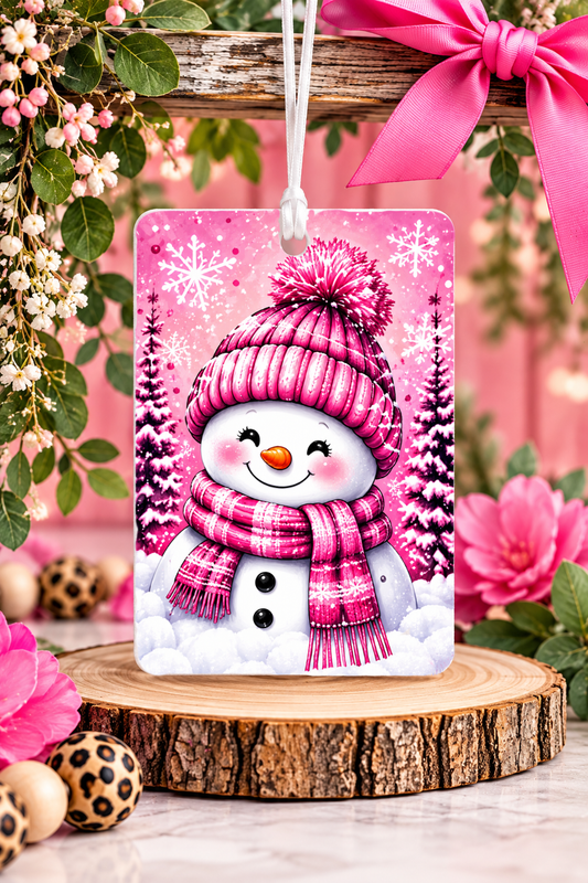 The Cutest Snow Lady Sublimated Freshie